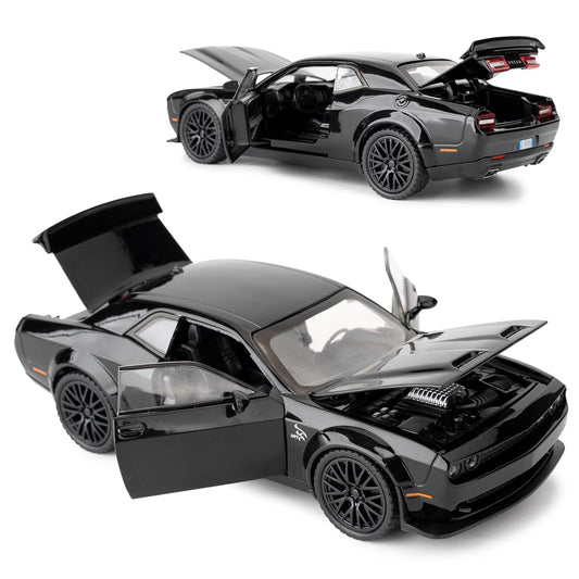 1:24 Dodge Challenger Metal Die-Cast Scale Model car for collectible
