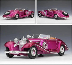1:24 1936 Mercedes Benz 500K Roadster diecast scale model car collectible