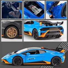 1:24 Lambor-ghini Huracan STO Sports Car Diecast Metal Alloy Model car