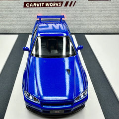Nissan GTR R34 Skyline 1:24 SCALE Fast and furious paul walker car