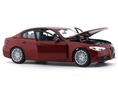 Alfa-Romeo Giulia Red 1:24 licensed diecast Scale Model car