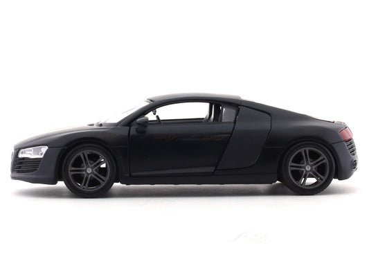 Audi R8 matte black 1:24 licensed diecast Scale Model car