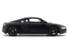 Audi R8 matte black 1:24 licensed diecast Scale Model car
