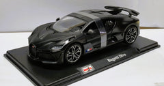 Bugatti Divo 1/24 Black Diecast model car