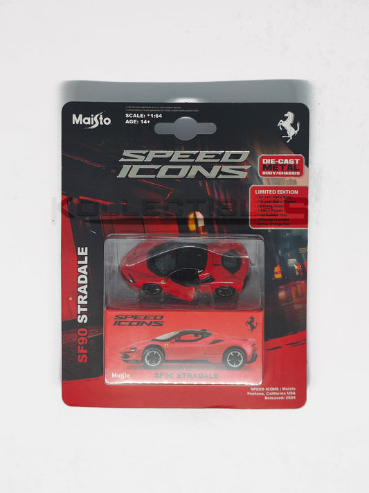 Speed icons - Ferrari SF-90 Stradle Red 1:64 scale model car
