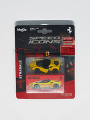 Speed icons - Ferrari SF-90 Stradle Yellow 1:64 scale model car