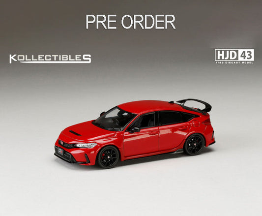 Honda CIVIC TYPE R (FL5) Flame Red Package 1:43 scale model car x IG
