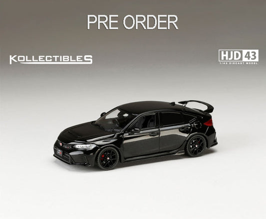 Honda CIVIC TYPE R (FL5) RACING BLACK Package 1:43 scale model car x IG
