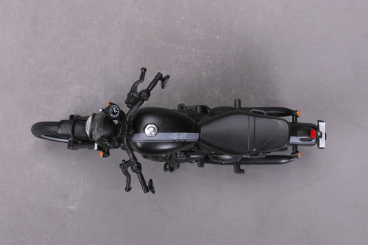 JAWA 42 bike miniature scale model bike in Allstar Black colour scale 1/18 by