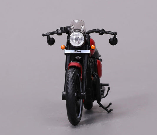 JAWA 42 bike miniature scale model bike in Orion Red colour scale 1/18 by