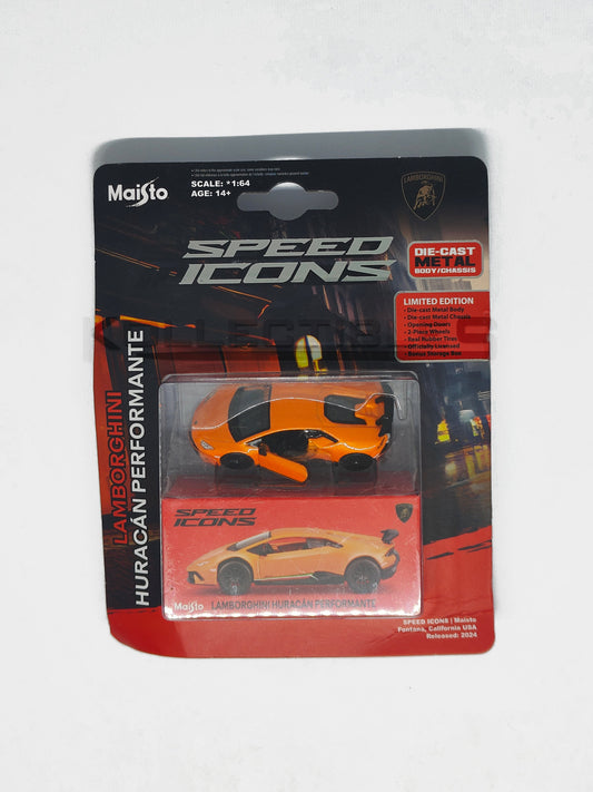 Speed icons - Lamborghini Huracan performante orange 1:64 scale model car