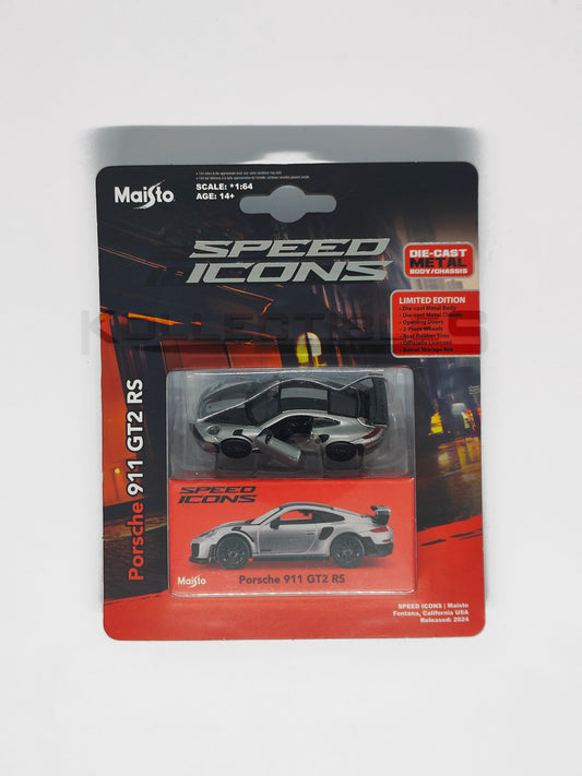 Speed icons - Porsche 911 GT2 RS GREY 1:64 scale model car