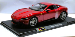 Ferrari Roma Dark Red 1/24 Diecast Model Car by