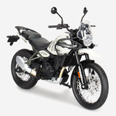 Royal Enfield New Himalayan scale model bike 1/12 White
