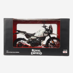 Royal Enfield New Himalayan scale model bike 1/12 White