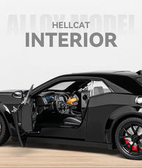 1:24 DODGE Challenger SRT Scale model car BLACK