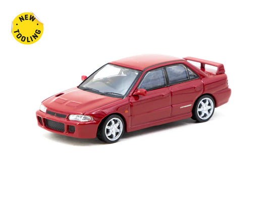 Mitsubishi Lancer GSR Evolution Red 1:64 scale model car - Tarmac works