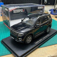 New Scorpio N Diecast Model Black Color (1:18 Scale)