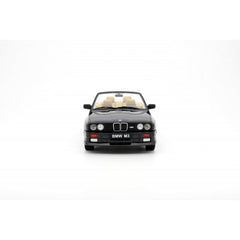 BMW E30 M3 Convertible Black 1989 1:18 scale model car - Ottomobile