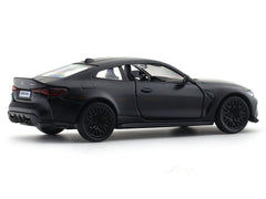 BMW M4 CSL Matte Black 1:33-42 RMZ City licensed pull back car scale model