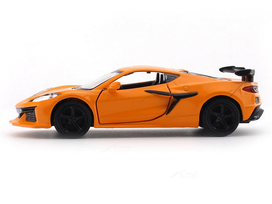 Chevrolet Corvette Z06 orange 1:33-42 RMZ City licensed pull back car scale model