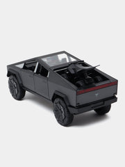 Tesla Cybertruck Trailer Camper 1:32 Diecast Scale model BLACK