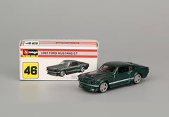 1967  Ford Mustang GT Dark Green 1:64 scale model car -