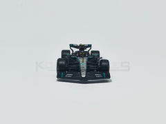 Mercedes AMG W-15 Formula 1 2024 Lewis Hamilton 1:43 scale model car with Acrylic case