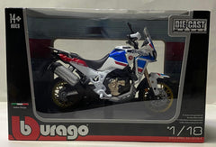 Honda Africa Twin Adventure bike model 1/18 scale