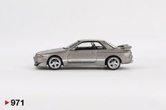 Nissan Skyline GT-R (R32) Veilside Combat C-I Veilside Combat Grey 1:64 scale model car - Mini GT