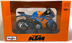 2022 KTM RC 390 Bike Diecast model 1/12 Blue