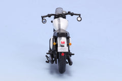 JAWA 42 bike miniature scale model bike in Sirius White colour scale 1/18