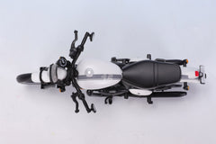 JAWA 42 bike miniature scale model bike in Sirius White colour scale 1/18