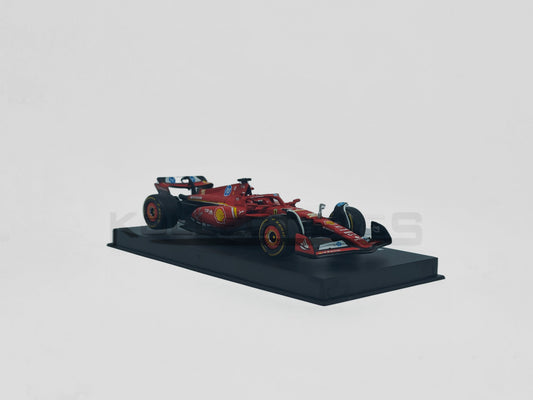 Ferrari SF-24 Formula 1 Charles Leclerc 2024 1:43 scale model car with Acrylic case -