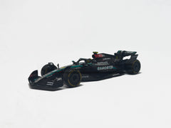Mercedes AMG W-15 Formula 1 2024 Lewis Hamilton 1:43 scale model car with Acrylic case