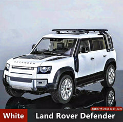 Defender 110 White Metal Diecast Car 1:18 (28x11 cm)