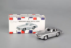 Mercedes Benz 300SL Silver 1:64 scale model car
