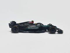 Mercedes AMG W-15 Formula 1 2024 Lewis Hamilton 1:43 scale model car with Acrylic case