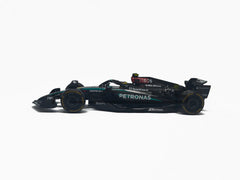 Mercedes AMG W-15 Formula 1 2024 Lewis Hamilton 1:43 scale model car with Acrylic case